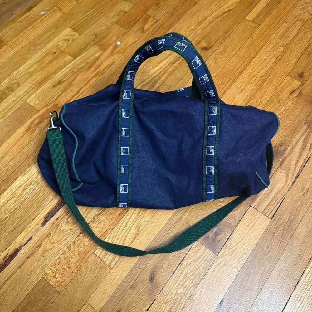 Scarborough & Tweed Goldman Sachs Canvas Duffle Bag Navy Green